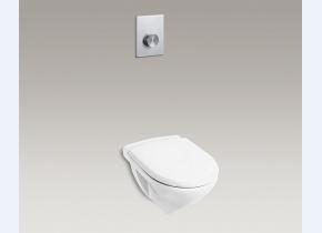 ODEON™ 奥帝安挂墙式座便器（柏明手动冲水阀) K-25153T-GSW-0